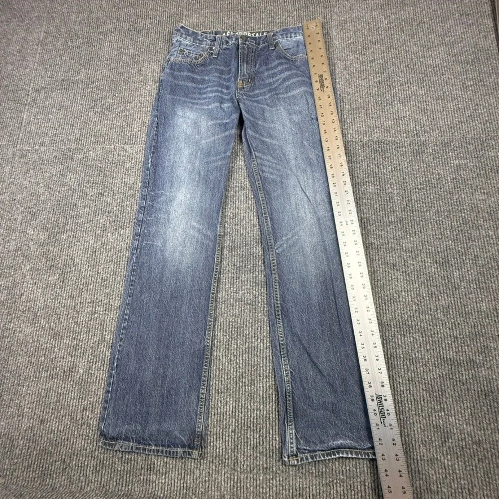 Aeropostale Benton Original Bootcut Jeans Mens 32x34 Blue Denim 0530AF13